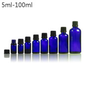 5ML-100ML BLUE GLASS BOTTLE