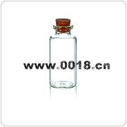 glass bottle with cork